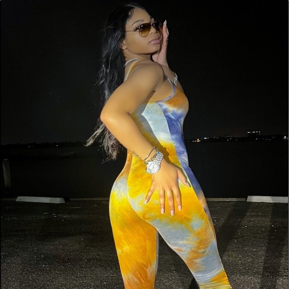 Sexy Fitted Tie-Dye Romper